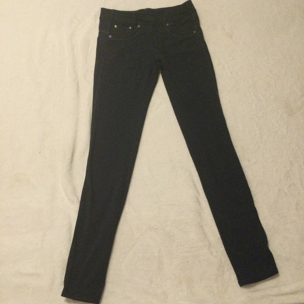 Kuhls Womens Black‎ Nylon Mova Skinny Stretch Pants Reg Size 2